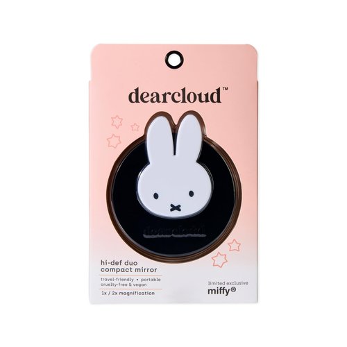 dearcloud Miffy Hi-Def Duo Compact Mirror - Travel-Friendly, Dual Magnification