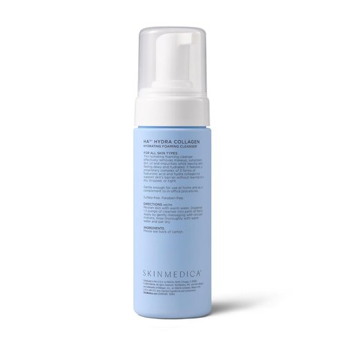 SkinMedica HA5 Hydra Collagen Foaming Cleanser - Hydrating Vegan Collagen Formula, 5 Fl Oz | Gentle Daily Wash