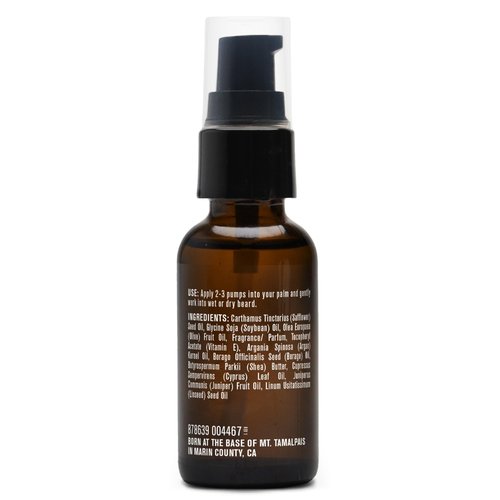 Every Man Jack Men's Beard Oil - Aged Bourbon Fragrance - Deeply Moisturizes and Softens Your Beard and Adds a Natural Shine - Naturally Derived with Shea Butter and Argan Oil - 1 fl oz