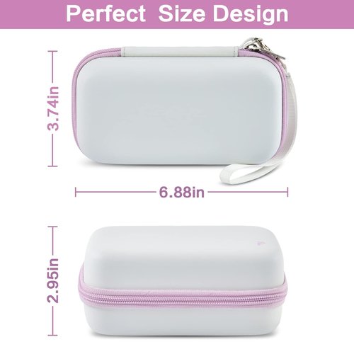 Organizer Case for Braun Silk-epil 3/3-270 Epilator & Accessories – Hard Protective Travel Storage Box with Mesh Pocket, Holds Hair Removal Device, Shaver Head, Trimmer, Brush, Charger (Box Only)