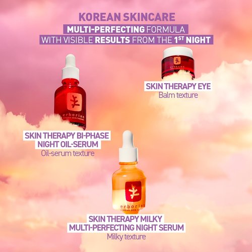 Skin Therapy Multi-Perfecting Bi-Phase Night Oil-Serum - Supercharged With 17 Ingredients -Targets 7 Skin Concerns- Improves Appearance of Fine Lines, Skin Texture and Complexion Evenness (0.3 Fl Oz)
