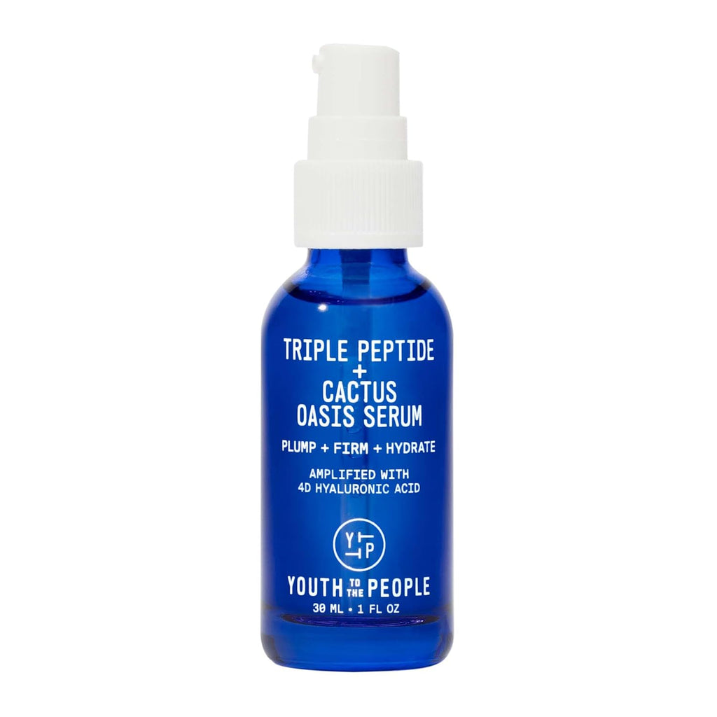 Youth To The People Triple Peptide + Oasis Face Serum - Hydrating & Firming for Dry Skin | 1 fl oz