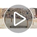 Horaldaily 4th of July Patriotic Tablecloth 60 x 120 Inch Rectangular Blue - Beige Variation