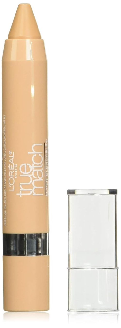 L'Oreal Paris True Match Crayon Concealer - Super Blendable, Light/Medium Warm, 0.1 oz.