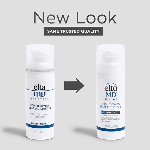 EltaMD Skin Recovery Face Moisturizer - Oil-Free Formula for Dry & Acne-Prone Skin | 1.7 oz Pump
