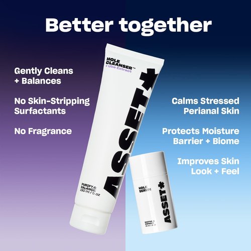 Asset Hole Cleanser – Perianal-Optimized Gentle Daily Cleanser – 150ml (5oz) | Non-Ionic Surfactant System | Hydrates, Soothes & Neutralizes Odor | pH Balanced, Vegan, Formulated for Sensitive Skin