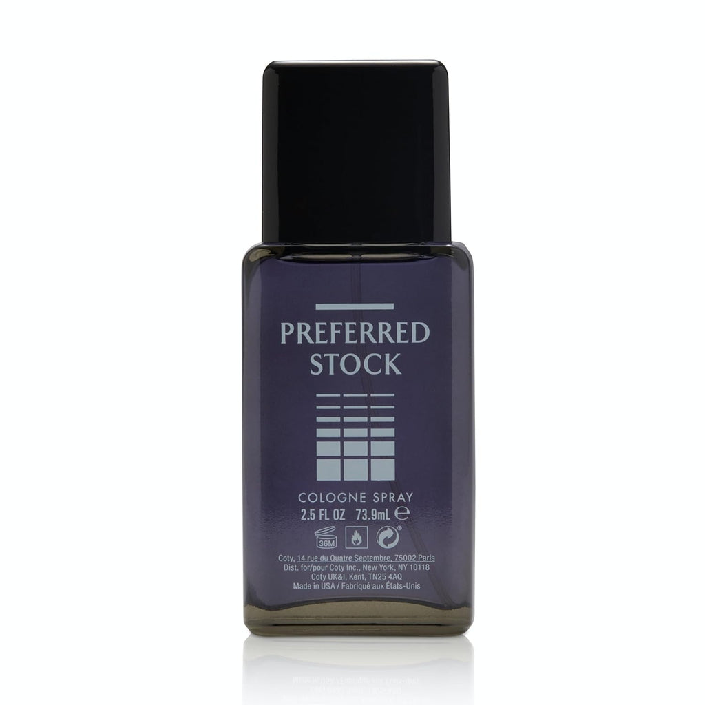 Stetson Preferred Stock Cologne Spray for Men - Leathery & Woody Aroma with Cypress & Sandalwood - 2.5 Fl Oz