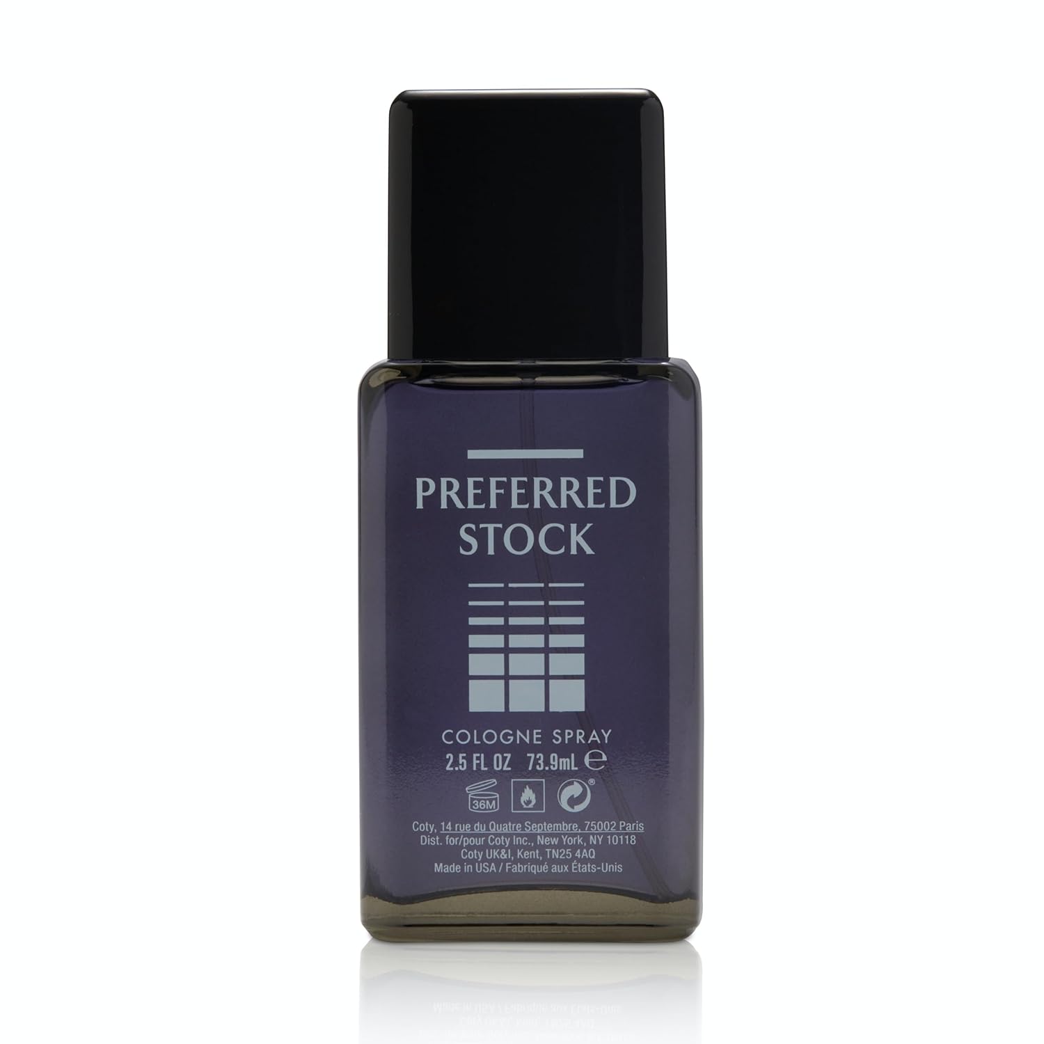 Stetson Preferred Stock Cologne Spray for Men - Leathery & Woody Aroma with Cypress & Sandalwood - 2.5 Fl Oz