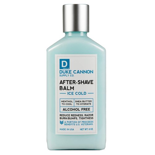 Duke Cannon Supply Co. - Ice Cold Cooling Effect After-Shave Balm, (6 oz) Closes Pores and Soothes Skins to Prevent Irritation - Sandalwood (2 Pack)
