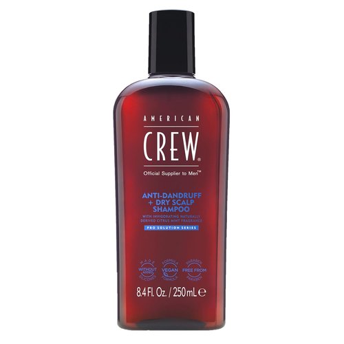 American Crew Anti-Dandruff Shampoo - Citrus Mint Scent for Men, 8.4 Fl Oz | Soothes Dry Scalp