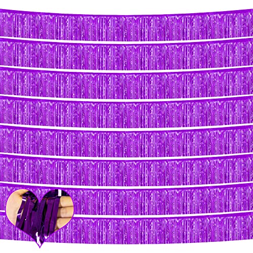 10 Pack 10 Feet Metallic Foil Tassel Garlands for Party Decorations
