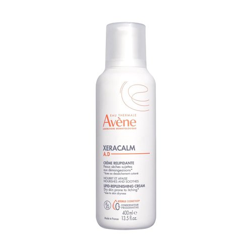 Avène XeraCalm A.D Lipid-Replenishing Cream - Fragrance-Free & Preservative-Free for Eczema Relief | 13.5 Oz