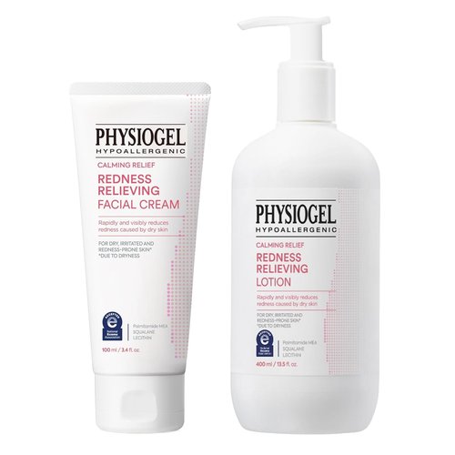 Physiogel Calming Relief Cream, Face and Body Lotion, Reduces Redness in just 3 days, Sensitive Skin, Korean skin care, Fragrance-Free, Non-Comedogenic, Dermatologist-Tested.