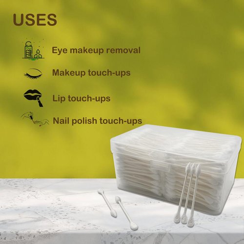 Precision and Flattened Tip 450pcs Cotton Swabs For Makeup,Beauty Tools & Personal Care