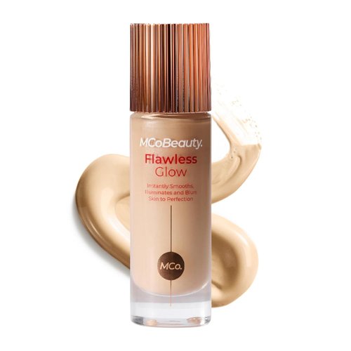 MCoBeauty Flawless Glow Luminous Skin Filter - 4-in-1 Primer, Highlighter & Foundation Booster - Fair Tint, Vegan & Cruelty-Free