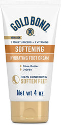 Gold Bond Foot Cream - Softening Lotion with Shea Butter for Rough & Dry Feet | 4 oz.