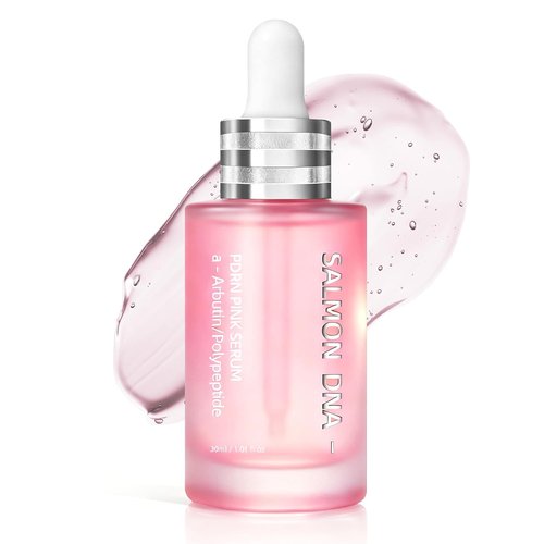 PDRN Pink Glow Serum - Hydrating Korean Glass Skin Serum with Peptides & Niacinamide | 1.01 fl. Oz