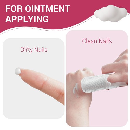 SOFYFINE 60 Counts Baby Tongue Cleaner and Oral Teeth Finger Toothbrush, Mouth and Gum Dry Wipes,for Newborn,0-24 Months Infants,Toddlers
