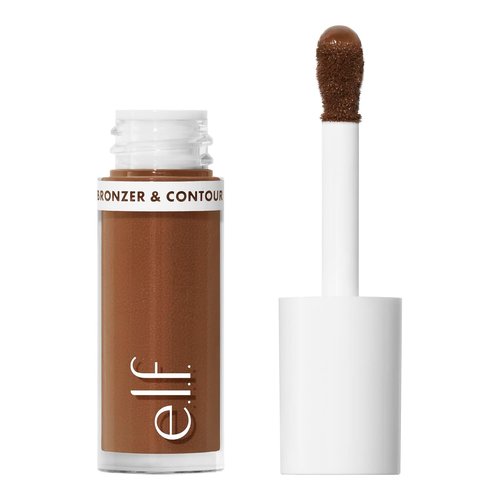 e.l.f. Camo Liquid Bronzer - Silky, Highly Pigmented Formula for Long-Lasting Glow | Vegan & Cruelty-Free, 9 Deep/Rich