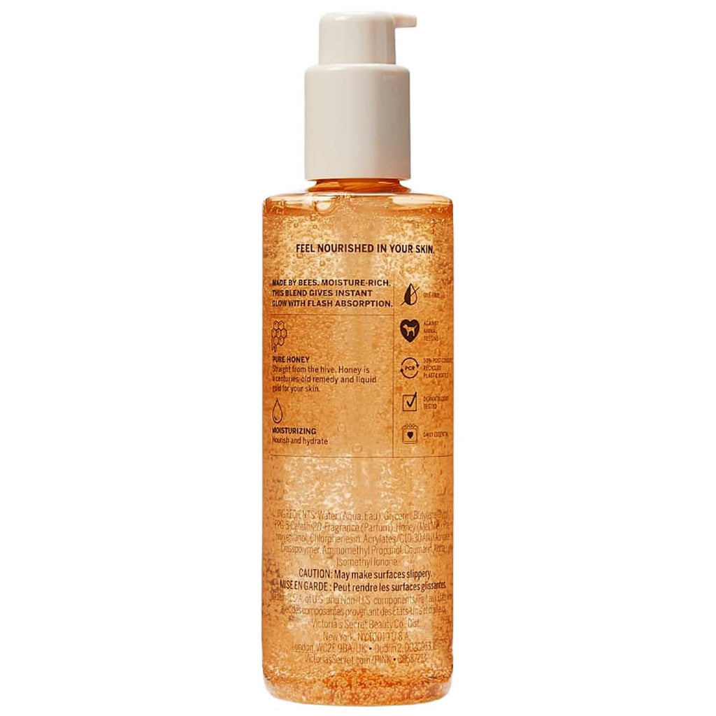 Victoria's Secret Pink Honey Body Oil - Soothing Hydration | 8 oz. Natural Moisturizer