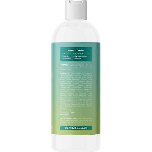 Skiennix After Sun Lotion - Ultra Cooling Aloe Vera Hydration with Cocoa Butter & Rosehip Oil | Moisturizer for Dry Skin