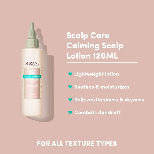 Mizani Scalp Care Calming Scalp Lotion - Soothing Dandruff Treatment with Eucalyptus & Avocado Oil