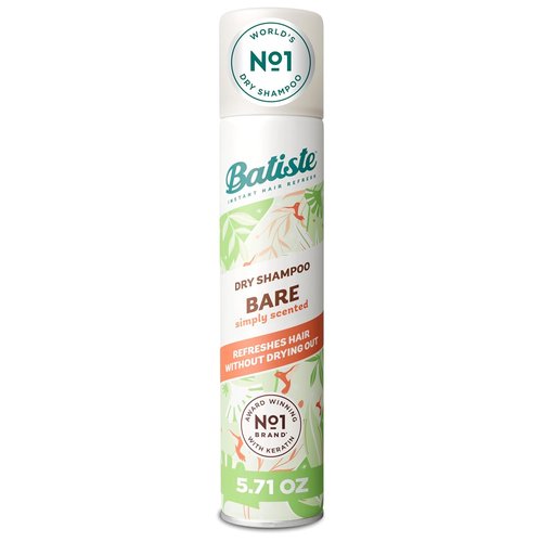 Batiste Dry Shampoo - Bare Fragrance | Refresh Hair, Absorb Oil & Add Texture - 5.71 oz
