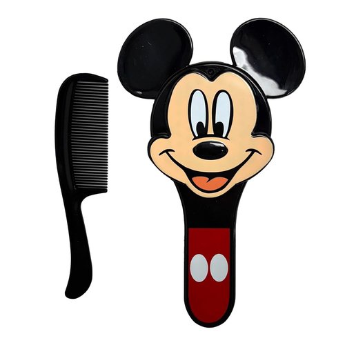 Mickey Mouse Comb & Brush Set - Adorable Hair Care Essentials for Kids | Perfect Gift Set