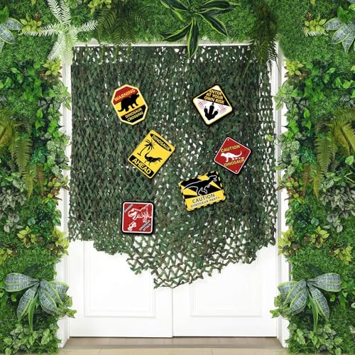Dinosaur Party Decorations Set - Jungle Dino Birthday Supplies - Variation of THIS listing