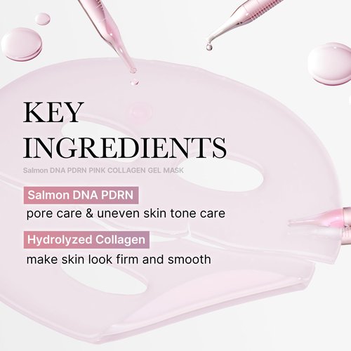medicube Jelly Gel Mask with Salmon DNA PDRN Pink Collagen | Overnight Face Mask for Glass Glow Skin | Elasticity, Hydrating, Firming and Moisturizing | Korean Skincare, 28g x 4ea
