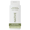 Native Body Wash - Naturally Derived Ingredients for Soft, Hydrated Skin | Balsam & White Woods, 18 oz
