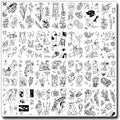 56 Sheets Waterproof Temporary Tattoos for Adults - Realistic & Easy to Remove