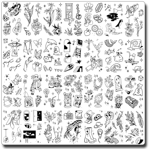56 Sheets Waterproof Temporary Tattoos for Adults - Realistic & Easy to Remove