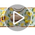 Floral Summer Table Runner 13x90 Inch for Dining & Home Decor