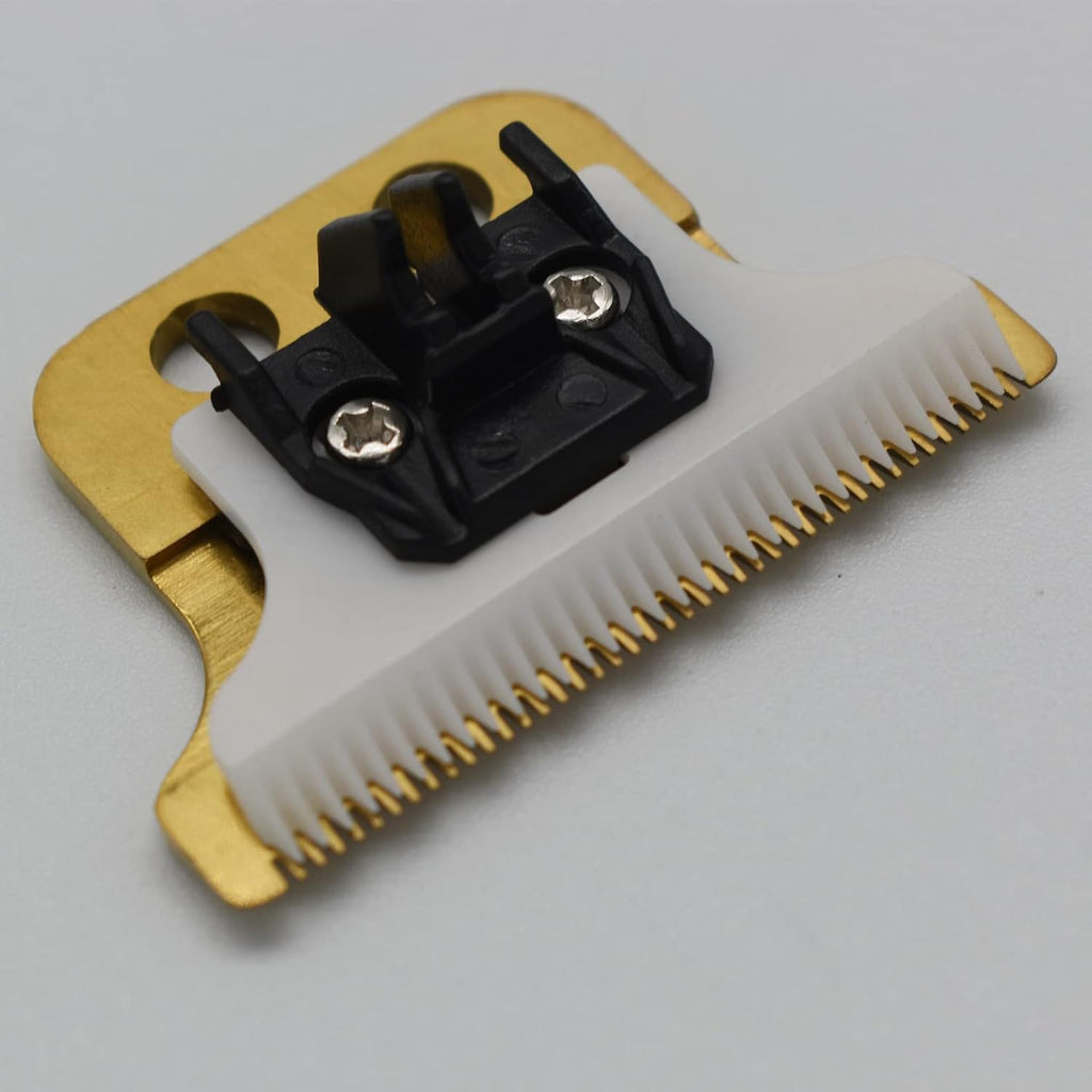 Wahl Professional T Wide Replacement Blades #2215 - Compatible with Detailer Trimmer (Gold)
