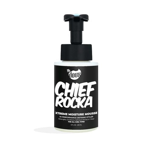 Chief Rocka Xtreme Moisture Mousse - Curl Defining Hair Mousse for Women | Lasting Hold & Frizz Control, 8oz