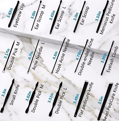 MINKINH Manicure Set Professional Nail Clipper Kit-26 Pieces Stainless Steel Manicure Kit,Nail Care Tools with Luxurious Travel Case (Brown)