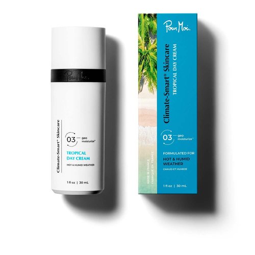 Pour Moi Tropical Day Cream - Hydrating Moisturizer for All Skin Types | 1 Fl. Oz.