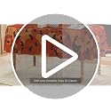 Fall Tablecloth 60 x 84 Inch Oval Black Cat Pumpkin Seasonal Orange
