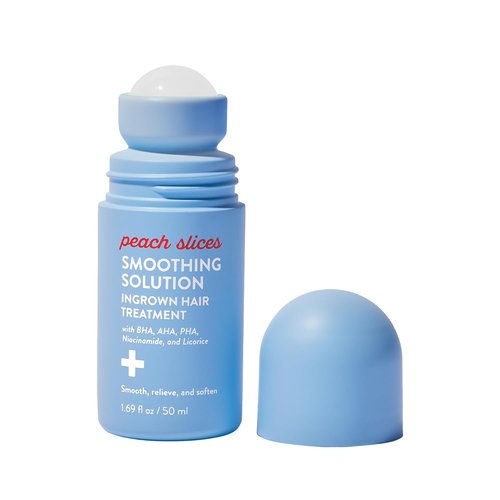Peach Slices Ingrown Hair Treatment - Smoothing Solution with BHA, AHA, Niacinamide | 1.69 oz Vegan & Cruelty-Free