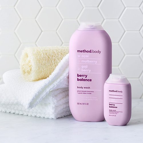 Method Body Wash, Berry Balance, 18 Ounces (Pack of 3)
