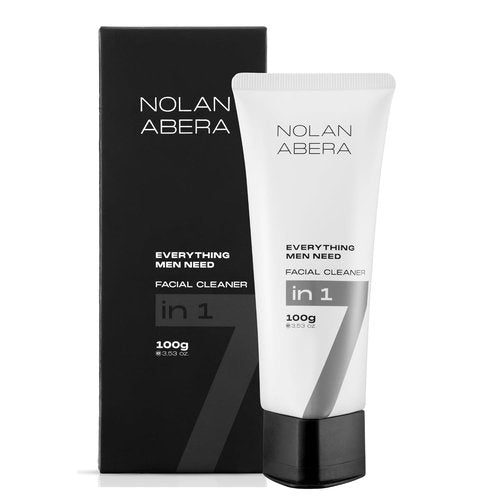 ABERA Nolan Daily Facial Cleanser for Men - Niacinamide & Zinc Oil Control | Pore Purifying Wash, 3.53 oz