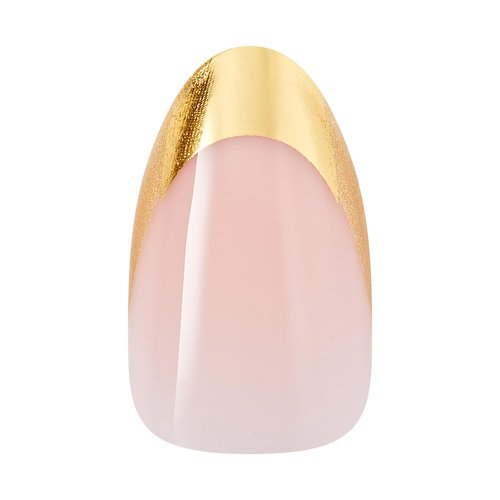 KISS CORE, Press On Nails, Nail glue included, 'Together', Beige, Medium Size, Almond Shape, Includes 32 Nails, 2g Glue, 1 Manicure Stick, 1 Mini File