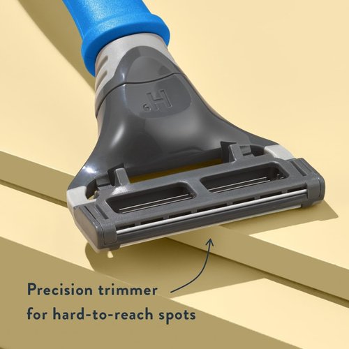 Harry's Original Razors for Men - Two 5-Blade Cartridges and 1 Razor Handle - German Engineered - Surf Blue Edition