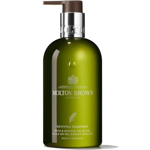 Molton Brown Reviving Rosemary Bath & Shower Oil-In-Gel | 10 Fl. Oz. for Refreshing Cleanliness