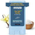 Skiennix Natural Aluminum-Free Deodorant - Gentle Odor Control Stick with Charcoal & Shea Butter | Sea Salt & Vanilla, 0.53oz