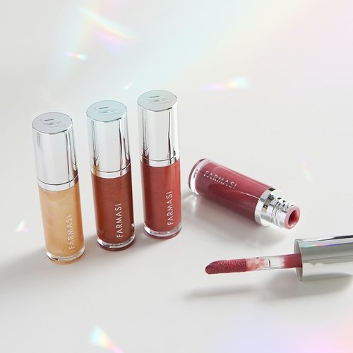 FARMASi Tinted Lip Plumper - Hydrating Gloss for Fuller, Youthful Lips | High-Shine Fiery Color