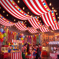 Halloween Carnival Circus Ceiling Decorations Banner - 3 Pack - Variation of Carnival