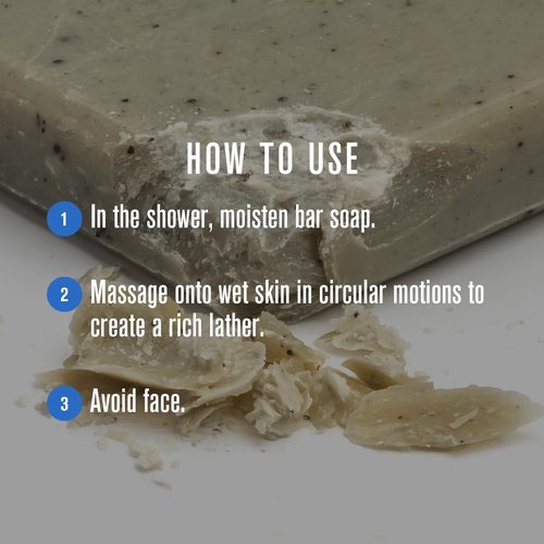 Baxter of California Exfoliating Body Bar Soap - Deep Cleansing Cedarwood & Oak Moss, 7 Ounce
