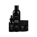 Golden Grooming Co. Everyday Beard Bundle – Complete Beard Care Set | Includes Beard Oil, Balm & Shampoo (XL, Fresh Scent)